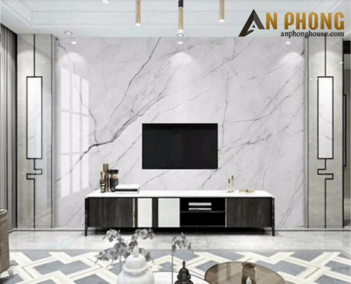 Tấm ốp tường PVC vân đá: Giải pháp trang trí tường hiện đại, sang trọng