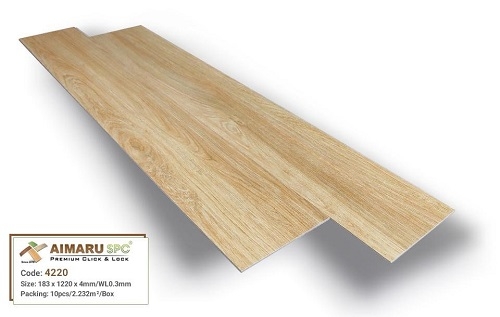 Sàn nhựa hèm khoá 4mm Aimaru 4220