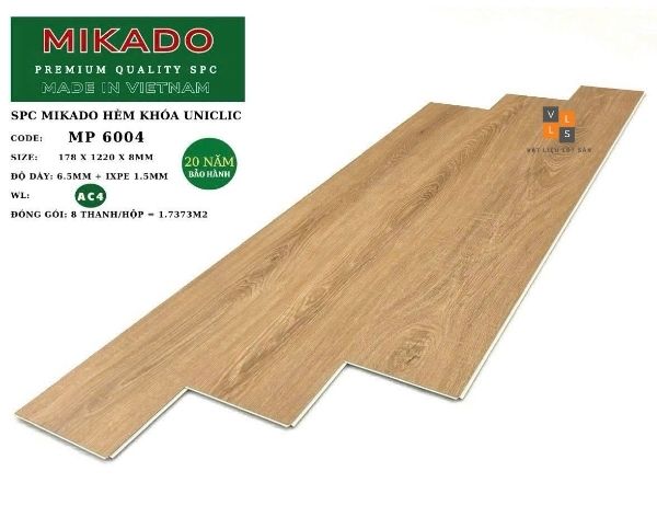 Sàn nhựa giả gỗ 8mm MP6004 Mikado
